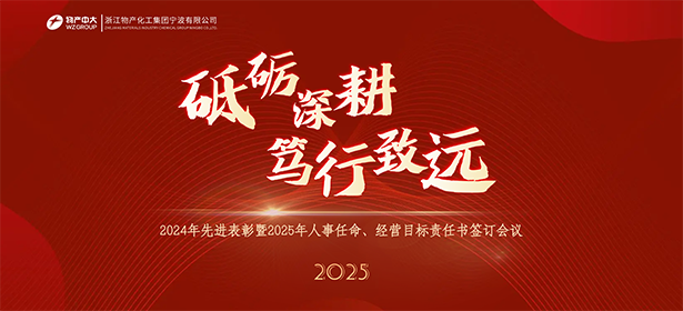 砥礪深耕 篤行致遠(yuǎn)——2024年先進(jìn)表彰暨2025年人事任命、經(jīng)營(yíng)目標(biāo)責(zé)任書簽訂會(huì)議